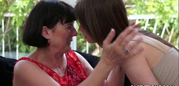  Margo T. and Beata Undine - Old Young Lesbian Love